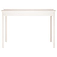 Eettafel Abel 110X55X75 Cm Massief Grenenhout Wit