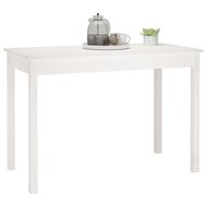 Eettafel Abel 110X55X75 Cm Massief Grenenhout Wit