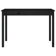 Eettafel Abel 110X55X75 Cm Massief Grenenhout Zwart