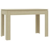 Eettafel Bommel 120X60X76 Cm Hout Eikenkleurig