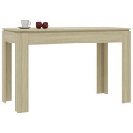 Eettafel Bommel 120X60X76 Cm Hout Eikenkleurig