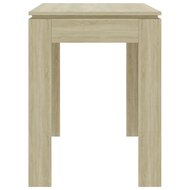 Eettafel Bommel 120X60X76 Cm Hout Eikenkleurig