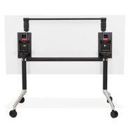 Bureau Flex 140x70cm wit met wielen inklapbaar