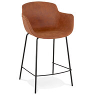 Barkruk Counter chair Laura stof bruin