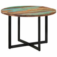 Eettafel Roemer rond  110X75 Cm Massief Gerecycled Hout