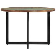 Eettafel Roemer rond  110X75 Cm Massief Gerecycled Hout