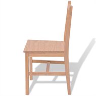 Eethoek Marcel Grenenhout blank 6 stoelen