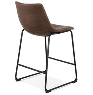 Counter chair Puls kunstleer bruin design kruk