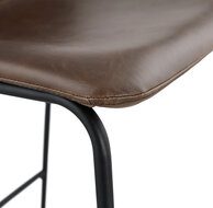 Counter chair Puls kunstleer bruin design kruk