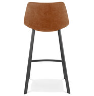 Counter chair barkruk Tobias stof bruin