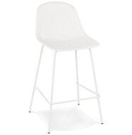 Counter chair Ellen barkruk kunststof wit