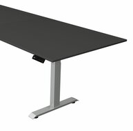 Kerkmann - Zit sta bureau Move-4 antraciet 250x100cm elektrisch