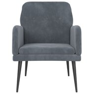 Fauteuil Florian stof velvet  Donkergrijs