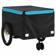 Fietskar Onno 45 kg ijzer zwart en blauw - fietstrailer