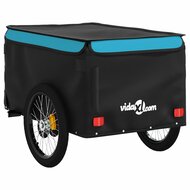 Fietskar Onno 45 kg ijzer zwart en blauw - fietstrailer