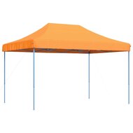 Partytent Open inklapbaar pop-up 410x279x315 cm oranje