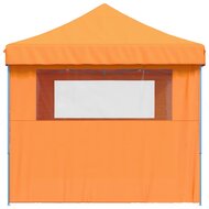 Partytent Party inklapbaar pop-up met 3 zijwanden oranje