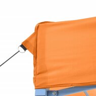 Partytent Party inklapbaar pop-up met 4 zijwanden oranje