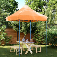 Partytent Duet inklapbaar pop-up 200x200x306 cm oranje