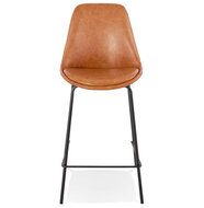 Barkruk Counter chair Watson kunstleer bruin