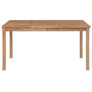 Tuintafel Oxford 150x90x77 cm massief teakhout