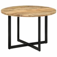 Eettafel Peter 110x75 cm massief mangohout rond