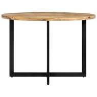 Eettafel Peter 110x75 cm massief mangohout rond