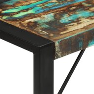 Smalle Eettafel Yorik 120x55x76 cm massief gerecycled hout