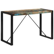 Smalle Eettafel Yorik 120x55x76 cm massief gerecycled hout