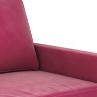 Fauteuil Daphne fluweel wijnrood