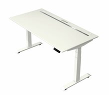 Kerkmann - Zit sta bureau Move Boost 4 - 160x80cm - wit-wit