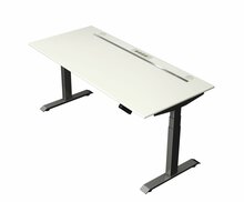 Kerkmann - Zit sta bureau Move Boost 4 - 180x80cm - wit-antraciet