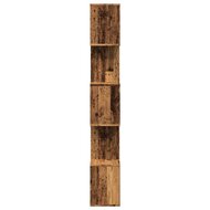 Kamerscherm / boekenkast 5-laags 70x24x161 cm hout oud hout