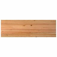 Eettafel Living 320x90x74 cm massief eikenhout bruin met witte poten