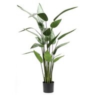 Kunstplant heliconia plant groen 125 cm sfeermaker