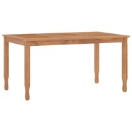 5-delige Tuinset Karma massief teakhout - tafel 150cm - 4 stoelen