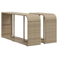 11-delige Loungeset Unic met kussens poly rattan beige