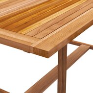 5-delige Tuinset Franka - stoelen verstelbaar - tafel uitschuifbaar