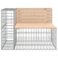 Tuinbank schanskorfontwerp 184x71x65,5 cm massief grenenhout