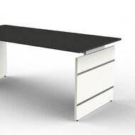 Bureau Office desk 180cm antraciet hoogte verstelbaar detail