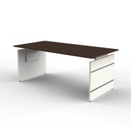 Kerkmann - Bureau Office desk 180cm bruin hoogte verstelbaar