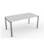 Kerkmann - Eettafel Beta 160cm licht grijs hoogte verstelbaar zijaanzicht