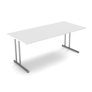 Kerkmann - Bureau Profi wit 180cm zijaanzicht