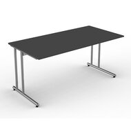 Kerkmann - Bureau Profi antraciet 160cm zijaanzicht