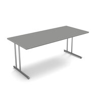 Kerkmann - Bureau Profi grijs 180cm zijaanzicht