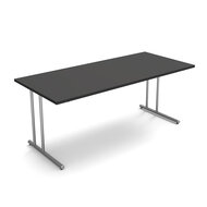 Kerkmann - Bureau Profi antraciet 180cm zijaanzicht