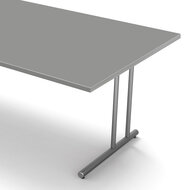 Bureau Profi grijs 200cm detail